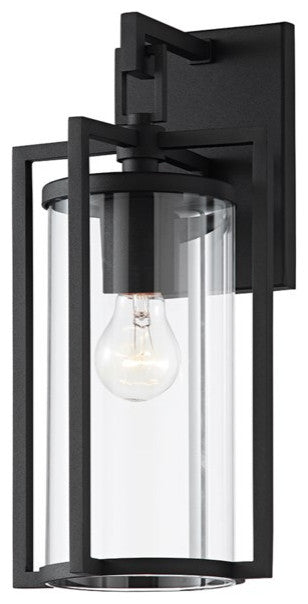 Troy Percy 1-LT Small Outdoor Wall Sconce B1141-TBK, Texture Black