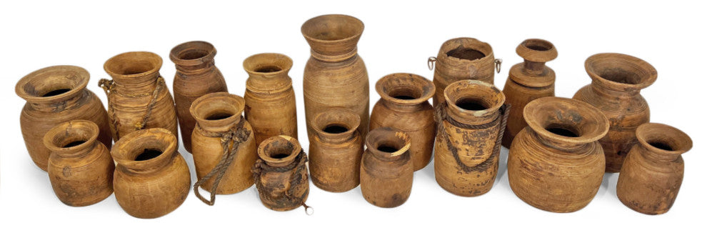Consigned Old India Wood Pot 21
