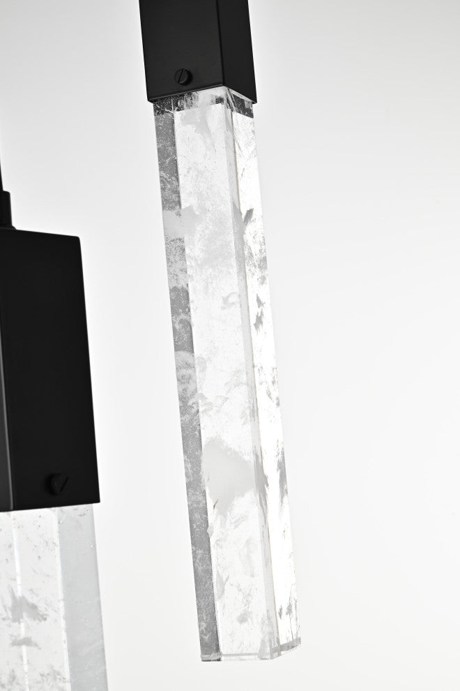 Home Living 42" Chandelier, Black