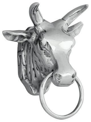 Mounted Bull Head Wall Decor