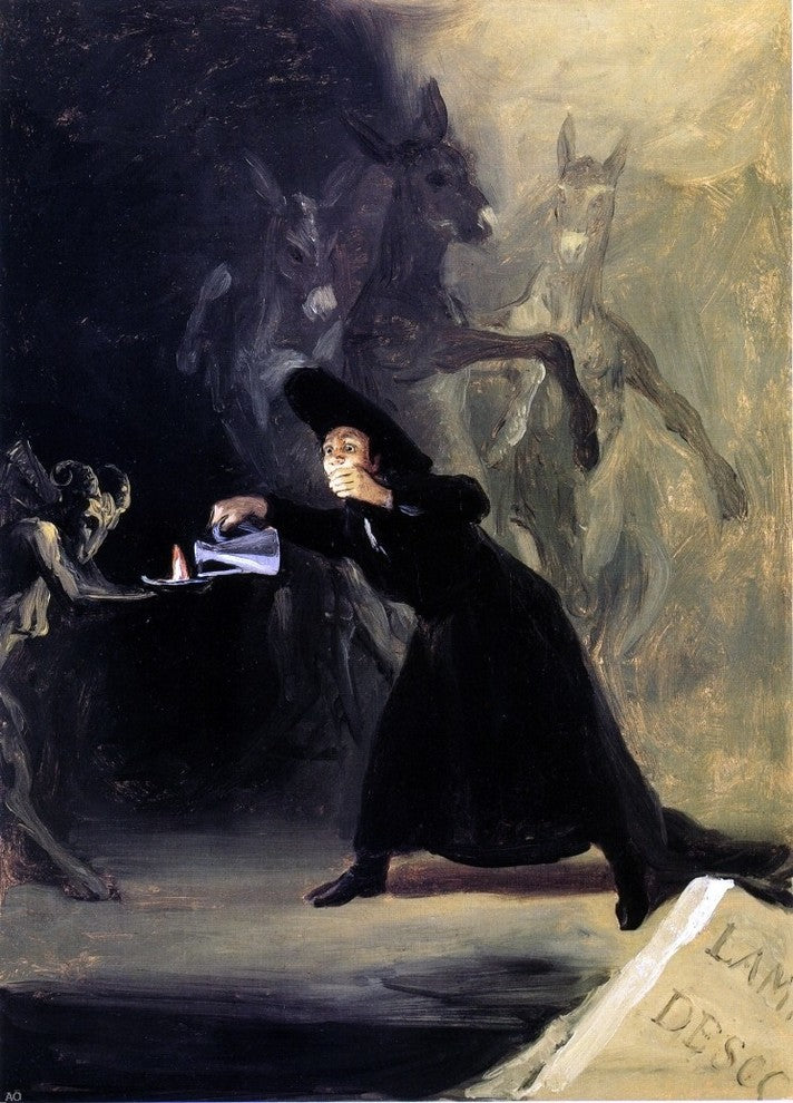 Francisco Jose de Goya Y Lucientes The Devil's Lamp Gallery Wrapped Canvas Print