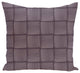 Basketweave Geometric Print Pillow, Purple, 20"x20"