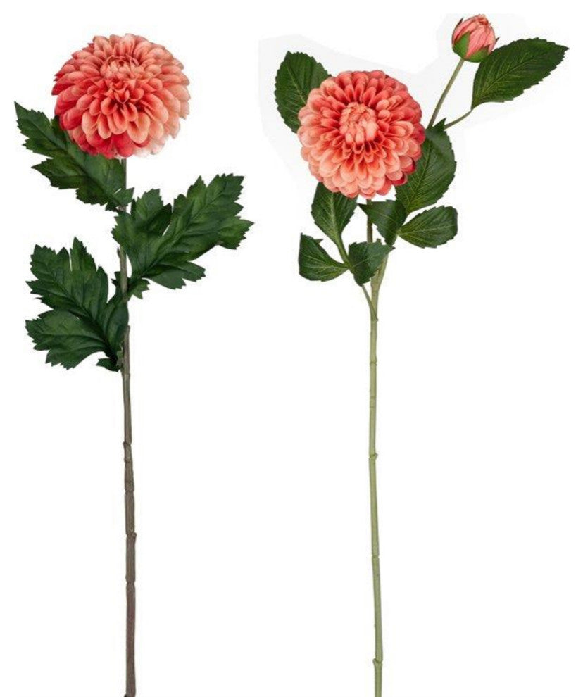 Dahlia, Set of 4, 24"H, 29"H Polyester