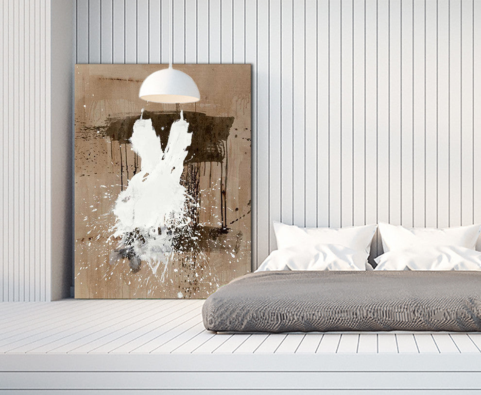 White Dress 1 Fine Art Giant Canvas Print 54"X72"
