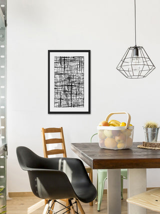 "Aesthetic Singularity" Framed Painting Print, 12"x18"