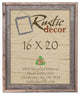 Knox Signature Reclaimed Barn Wood Wall Frame, 16"x20"