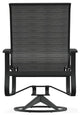 Belle Isle Sling Outdoor Swivel Rocker, Elevation Stone/Graphite