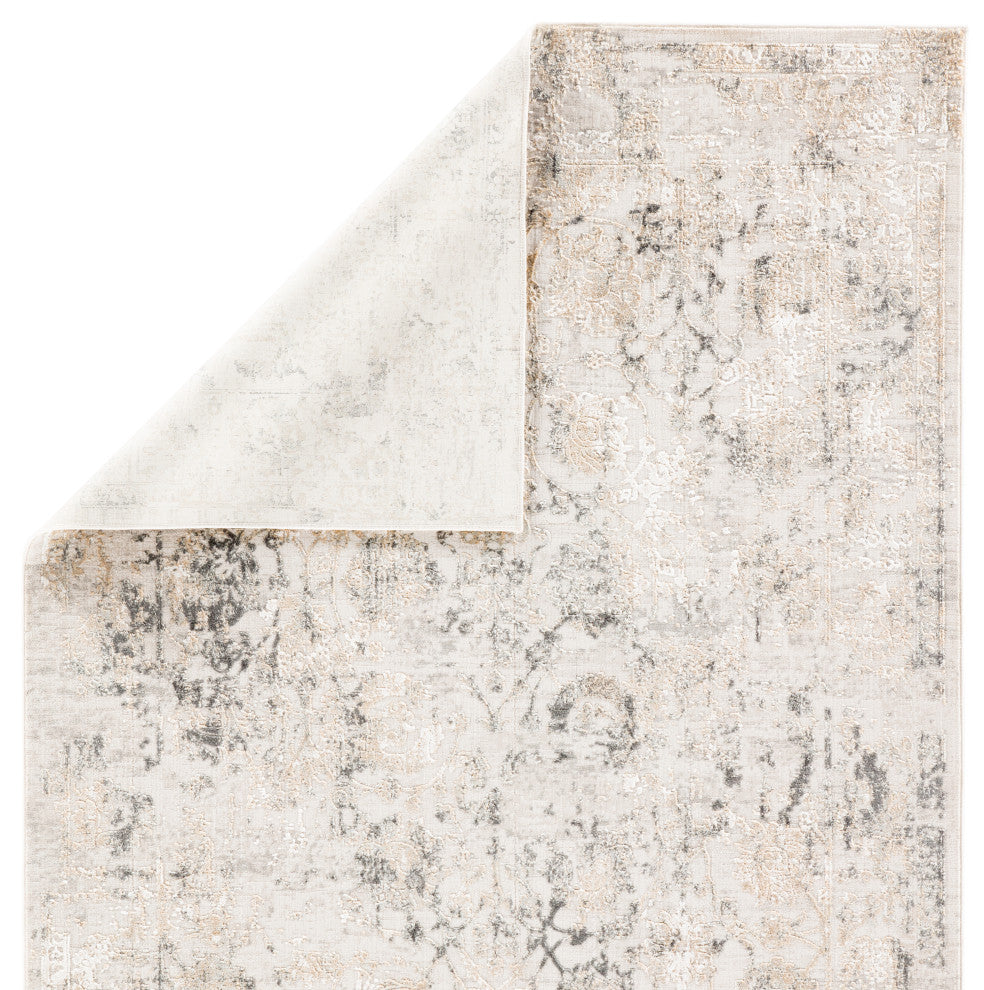 Jaipur Living Clara Floral Gray Area Rug 3'11"X5'11"