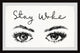 "Stay Woke" Framed Painting Print, 12x8