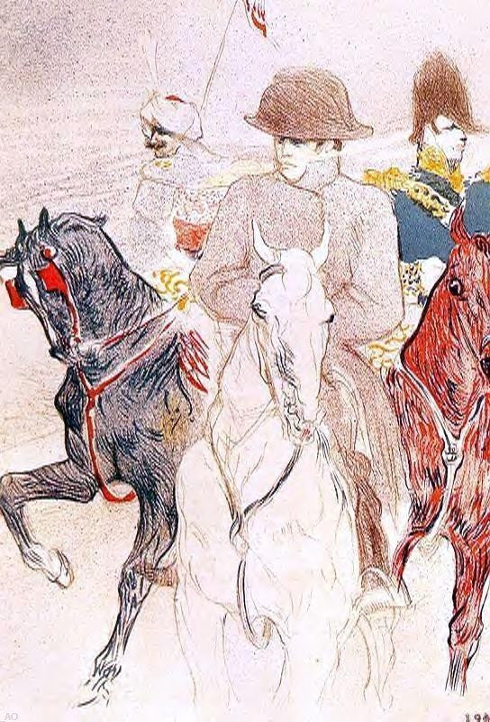 Henri De Toulouse-Lautrec Napoleon Bonapart, Gallery Wrapped Canvas, 18"x27"