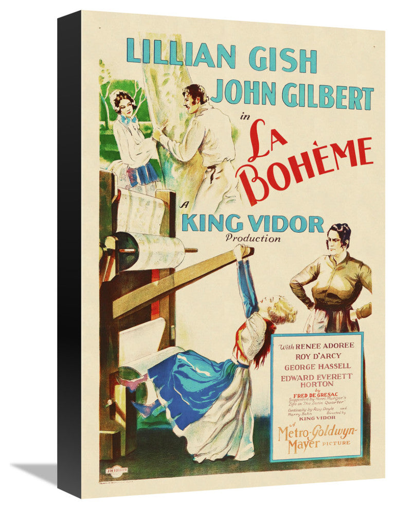 "La Boeheme" Stretched Canvas Giclee by Hollywood Photo Archive, 12x18"
