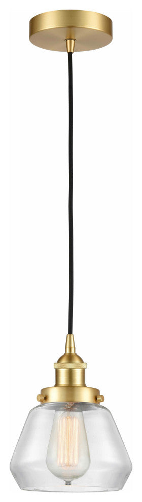 Innovations 616-1PH-SG-G172 1-Light Mini Pendant, Satin Gold
