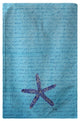Betsy Drake Blue Starfish Beach Towel