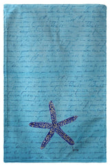 Betsy Drake Blue Starfish Beach Towel