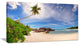 "Beautiful Beach at La Digue Seychelles" Canvas Print