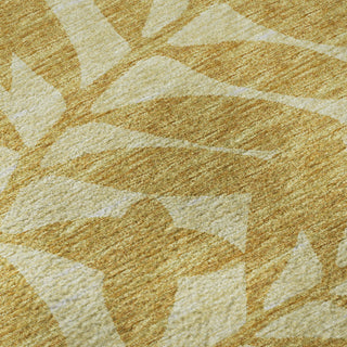 Addison Premium Washable Mayfield AMF111 Yellow 2'6" x 3'10" Rug