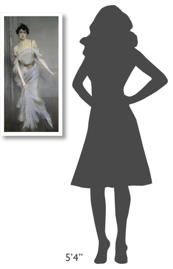 "Madame Charles Max" Digital Paper Print by Giovanni Boldini, 16"x32"