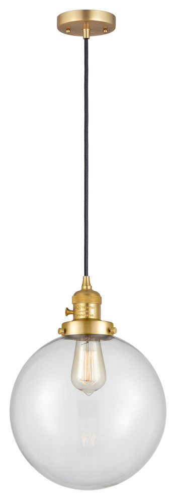 INNOVATIONS 201CSW-SG-G202-10 1-Light Mini Pendant Satin Gold