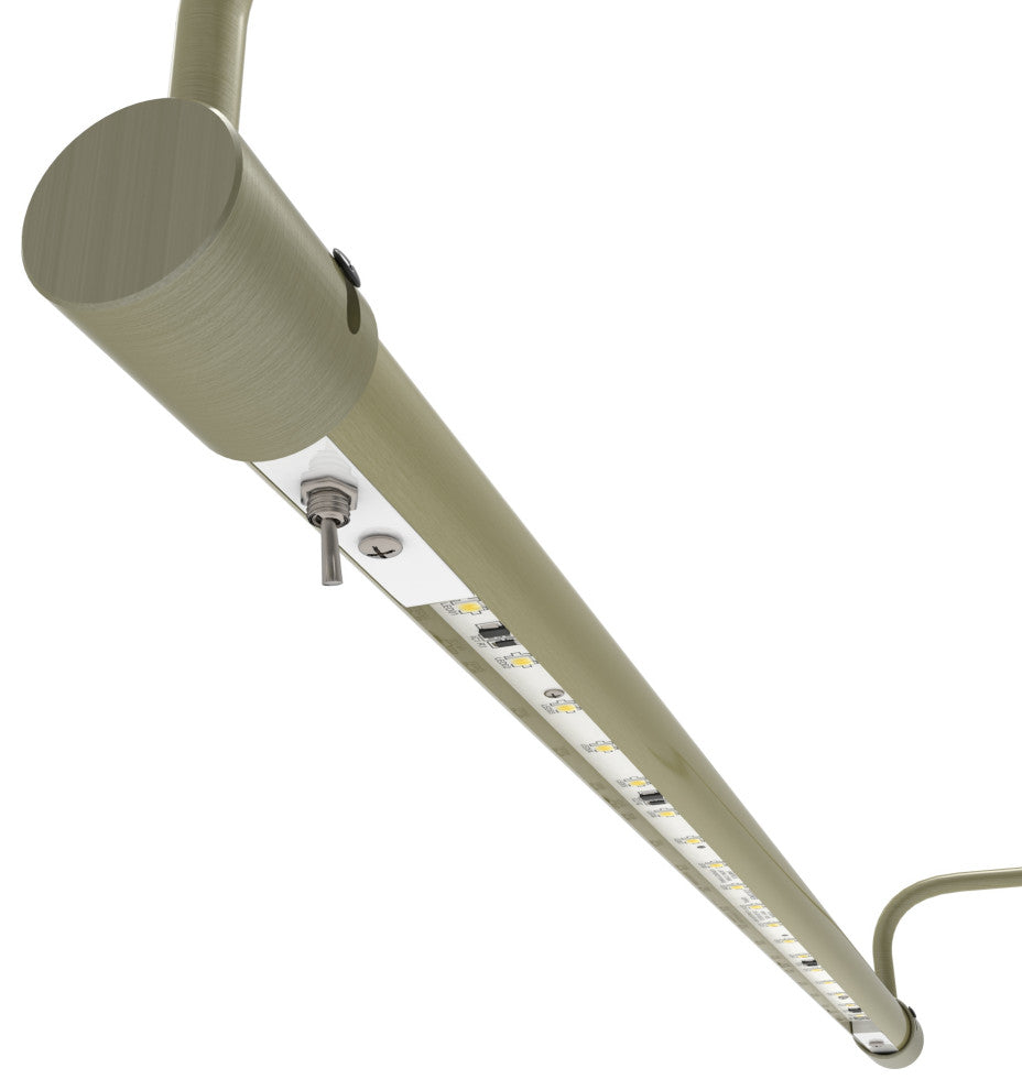 Cocoweb Slim Line LED Picture Lights, Dimmable, Plug-In, Antique Brass, 21"