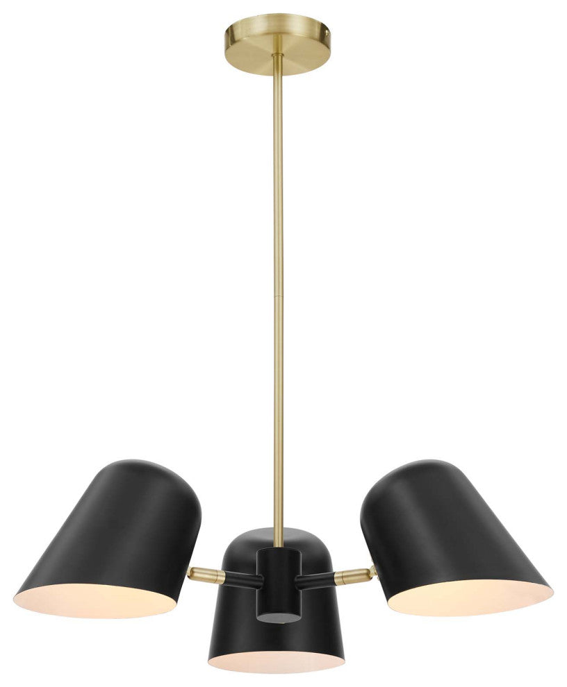 Briana 3-Light Pendant Light Black -5301