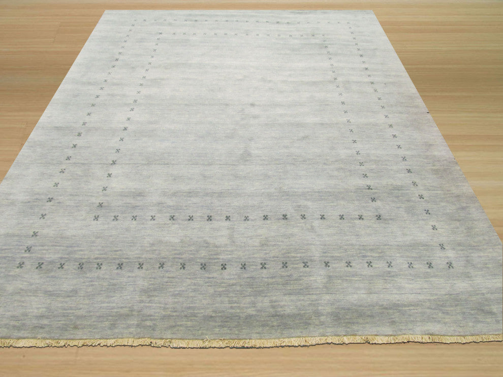 Gray Transitional Solid Lori Baft Area Rug