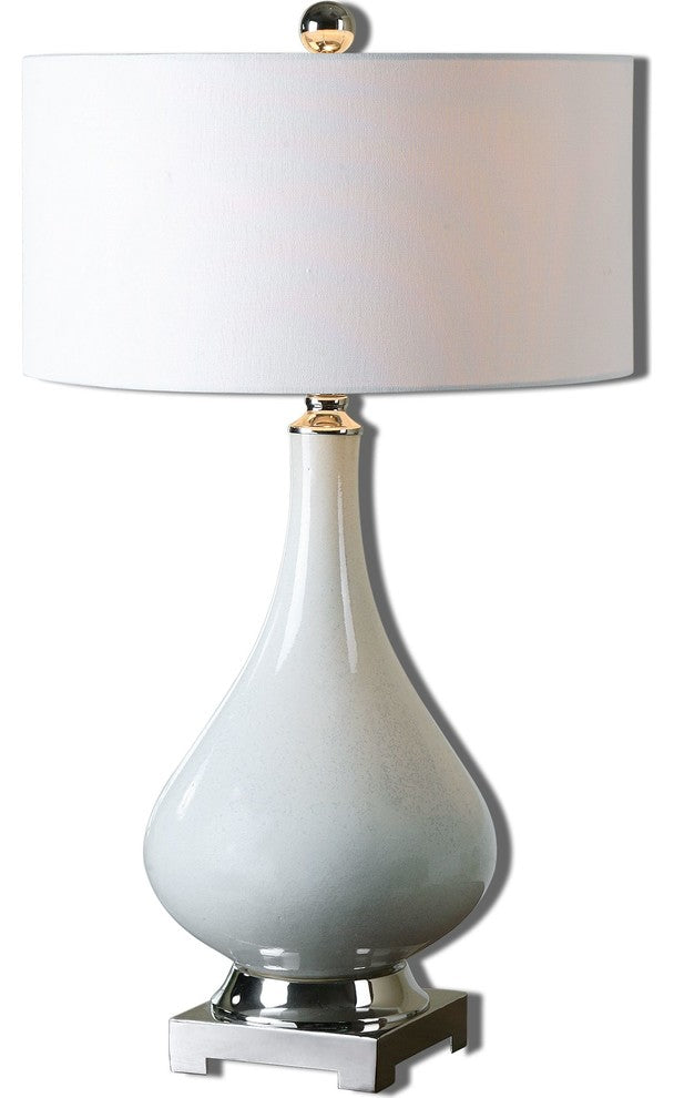 Uttermost 26768-1 Helton White Table Lamp
