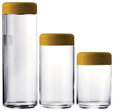 Atmosfera Food Container Urano 3-Piece Set, Materic Ocher