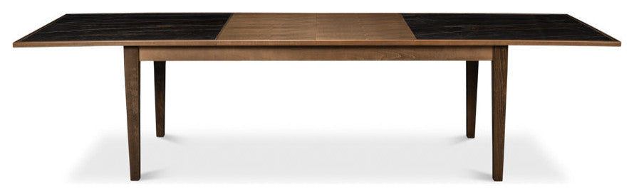 Butterfly Brown Extendable Dining Table Seats 10 People