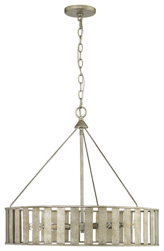 Stella 6 Light 24 in. Antique Silver Chandelier