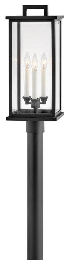Hinkley Weymouth Large Post Top Or Pier Mount Lantern, Black