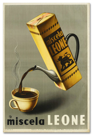 Vintage Apple Collection 'Coffee Leone' Canvas Art, 30x47