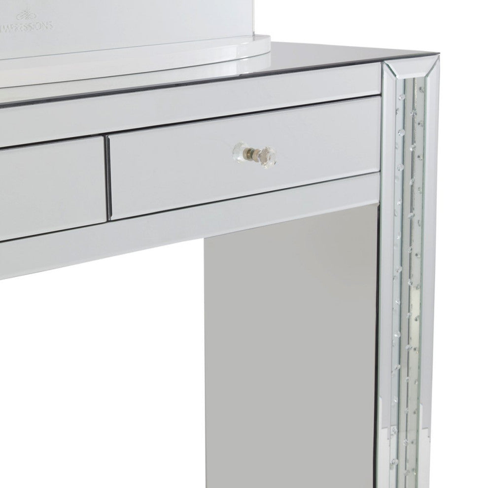 Emma Premium Mirrored Vanity Table