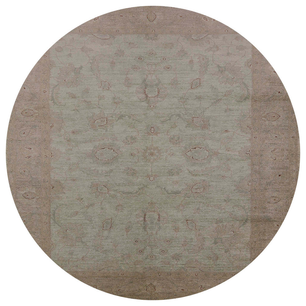 Ahgly Company Indoor Round Mid-Century Modern Area Rugs, 7' Round