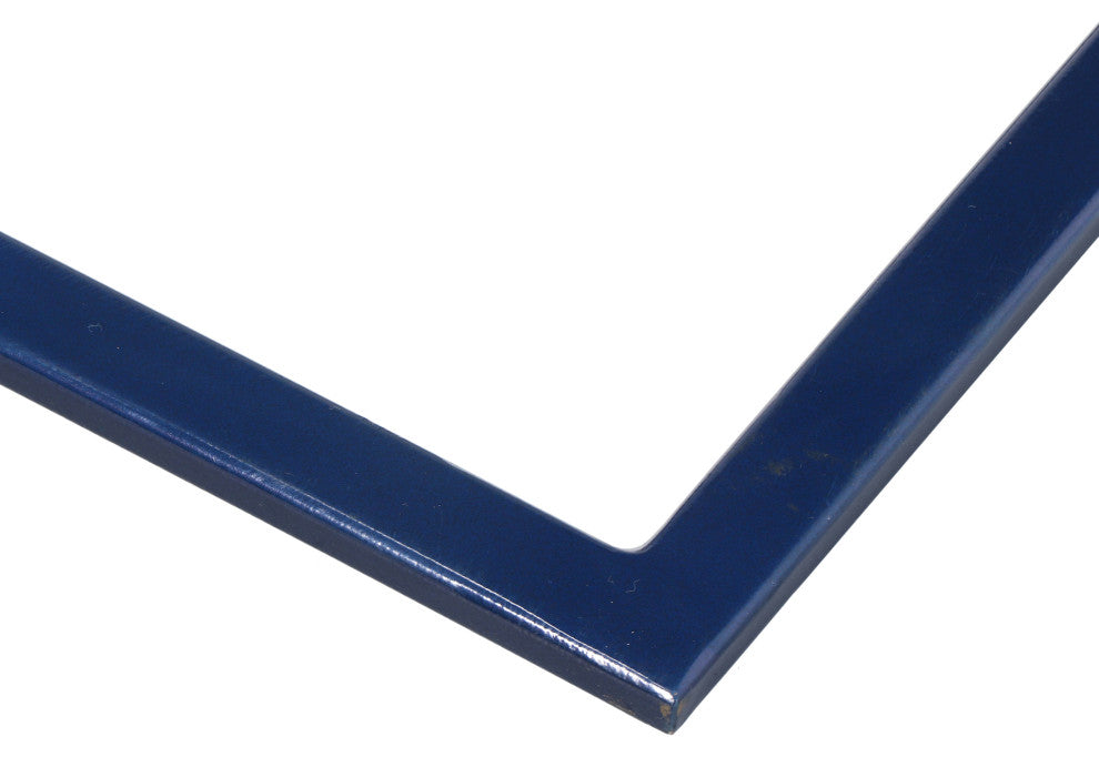 Elements, Tanu, C-Table Enamel Top End Table, Navy