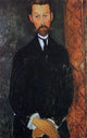 Amedeo Modigliani Portrait of Paul Alexander, 18"x27" Wall Decal