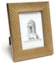 Ravenna Frame, Gold And Argyle Pattern, 8"x10"