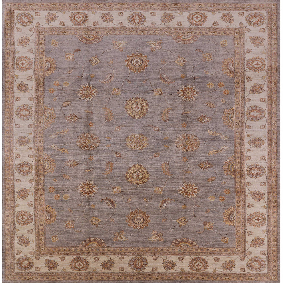 Ahgly Company Indoor Square Mid-Century Modern Area Rugs, 4' Square