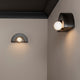 Crescent Wall Sconce, Carbon/Matte Black