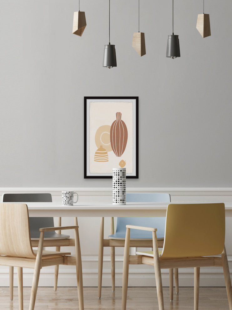 "Perfect Stripes" Framed Painting Print, 8x12