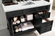 James Martin 147-114-5236-3ENC 48" Antique Black Vanity w/ Ethereal Noctis Quar