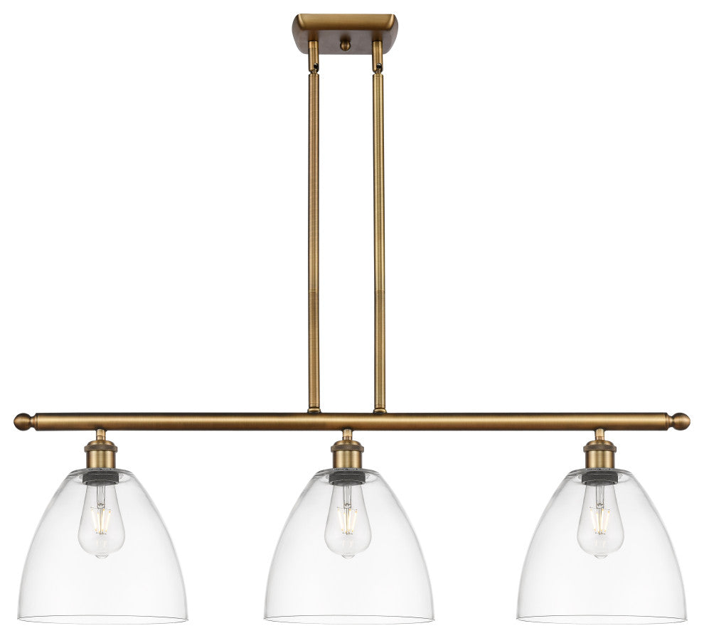 Innovations 516-3I-BB-GBD-92-LED 3 Light Island Light, Brushed Brass