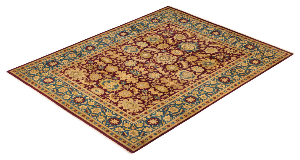Riley, One-of-a-Kind Hand-Knotted Area Rug Red, 9'3"x12'0"