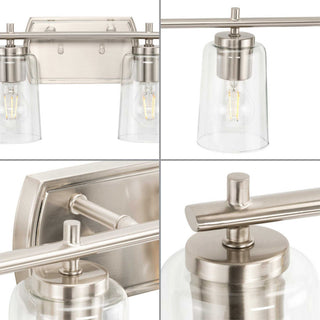 Progress Lighting P300372 Adley 6 Light 49"W Bathroom Vanity - Satin Brass