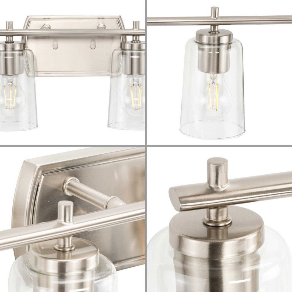 Progress Lighting P300372 Adley 6 Light 49"W Bathroom Vanity - Satin Brass
