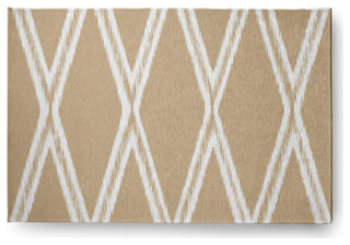 Diamond Soft Chenille Area Rug, Taupe, 4'x6'