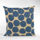 Plutus Blue Spotty Dot Luxury Throw Pillow, 20"x26"