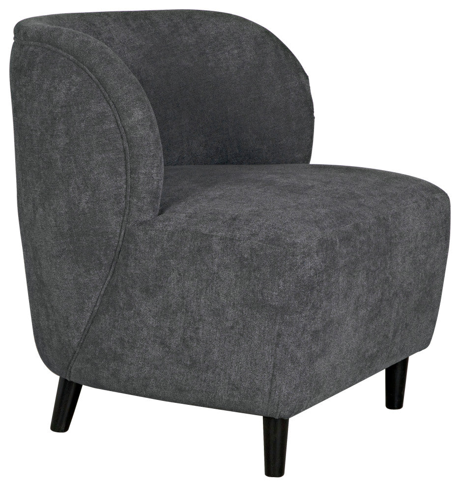 Laffont Chair With Grey Fabric