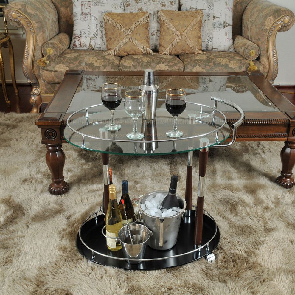 Anne Home Serving Trolley Bar Cart, Serving Cart