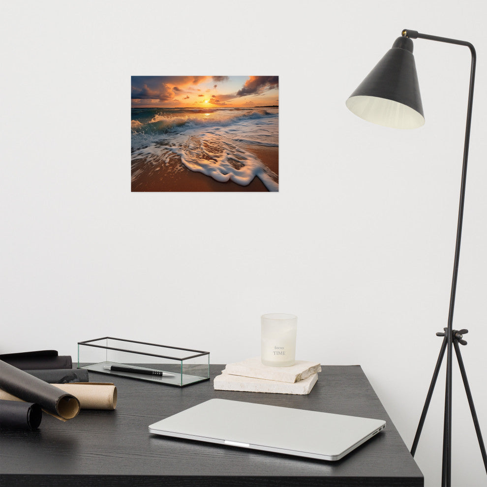 Coastal Artwork: California Dreamin' Photorealistic Digital Art Loose, 11" X 14"