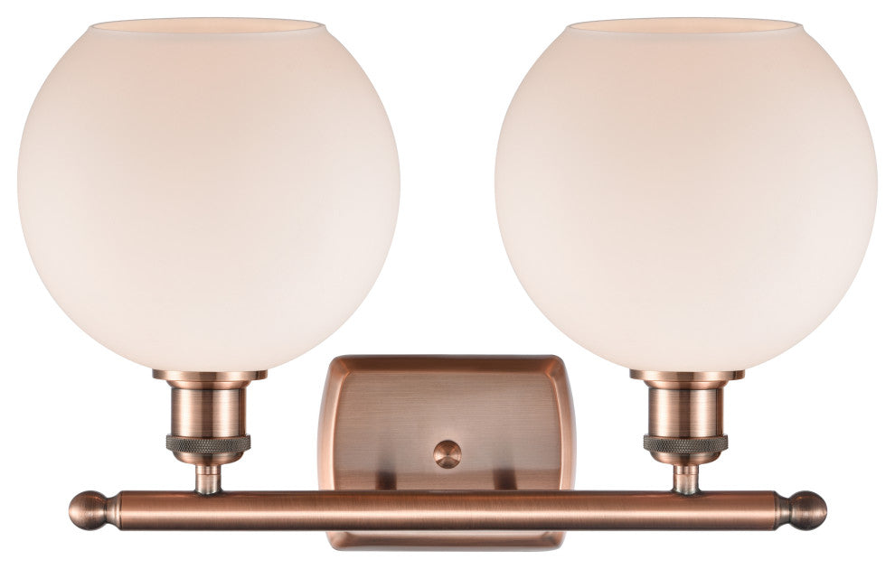 Innovations Lighting 516-2W-AC-G121-8-LED 2 Light 16" Bath Vanity Light